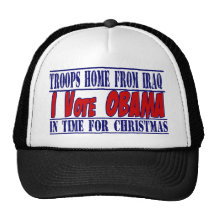 Ayuda 2012 de la elección de Obama Gorros Bordados
