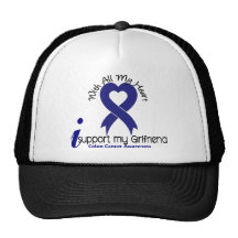 Ayuda del cáncer de colon I mi novia Gorros