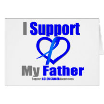 Ayuda del cáncer de colon I mi padre Felicitacion