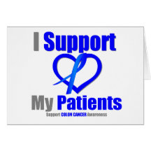 Ayuda del cáncer de colon I mis pacientes Felicitación
