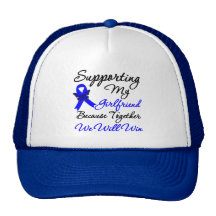 Ayuda del cáncer de colon (novia) gorras de camionero