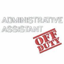 Ayudante administrativo fuera de servicio