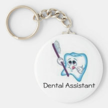 Ayudante de dentista llavero personalizado