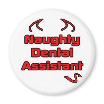 Ayudante de dentista travieso imanes