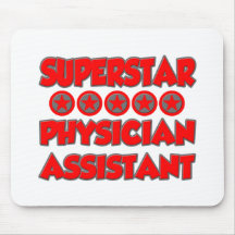 Ayudante del médico de la superestrella alfombrillas de raton