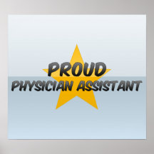 Ayudante orgulloso del médico posters