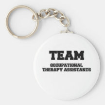 Ayudantes de la terapia profesional del equipo llavero personalizado