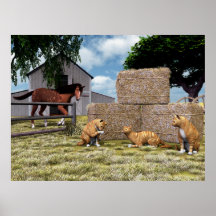 Ayudantes del corral - poster colosal (o más peque