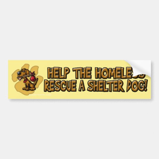 Ayude al bumpersticker sin hogar pegatina de parachoque