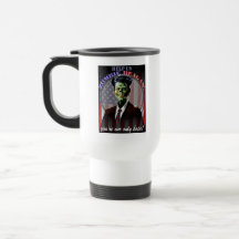 ¡Ayúdenos zombi Reagan! bilateral Tazas De Café
