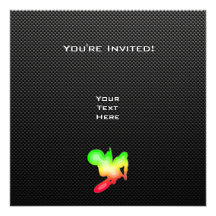 Azote liso del motocrós invitacion personal 