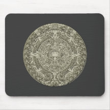 Azteken Kalenderstein aztec calendar stone Mousepads
