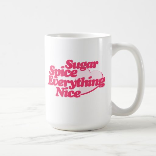 Azúcar y especia tazas de café