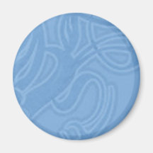 Azul adornado imán