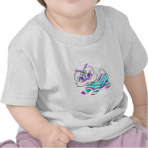 Azul chino adorable 2012 del trullo del dragón del camiseta