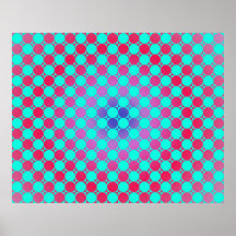 Azul claro de la pendiente de los círculos del art posters