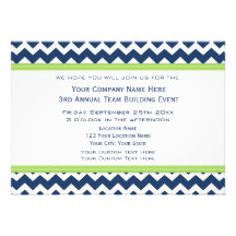 Azul corporativo de la invitación del acontecimien