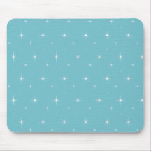 Azul-Curaçao-Y-Brillante-Estrella-Elegante-Modelo Tapetes De Ratones