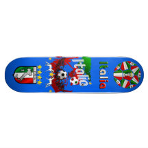 Azul de Azzurri, monopatín de Calcio de la bola de