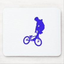 Azul de BMX Tapetes De Raton