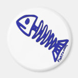 Azul de BonyFish por FishTs.com Imanes Para Frigoríficos