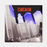 AZUL DE CHICAGO IMÁN
