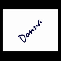 Azul de Donna tarjetas postales