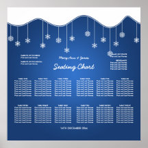 Azul de la decoración del copo de nieve de la cart impresiones