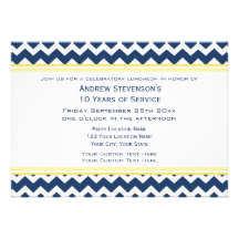 Azul de la invitación del alumerzo del aniversario