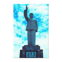 Azul de Mao Impresion De Lienzo