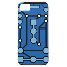 Azul de Motherbox iPhone 5 Cárcasa