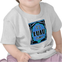Azul de océano viejo de Luau de la rota Camiseta