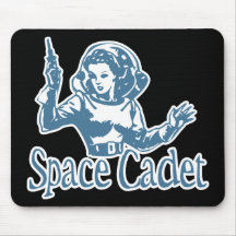 Azul del cadete del espacio alfombrilla de raton