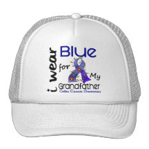 Azul del desgaste del cáncer de colon I para mi ab Gorras De Camionero