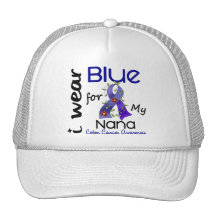 Azul del desgaste del cáncer de colon I para mi Na Gorra
