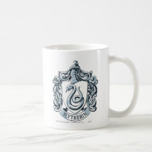 Azul del escudo de Slytherin Taza