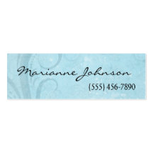 Azul del Grunge y tarjeta apenada aguamarina del p Plantilla De Tarjeta Personal