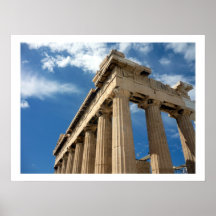 azul del parthenon posters