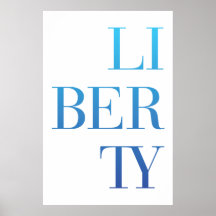 Azul del poster de LI_BER_TY