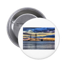 Azul del puente de Mackinac 1155 Pin