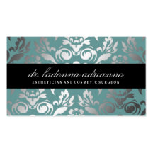 azul del trullo del damasco 311-Ladonna Tarjetas De Negocios