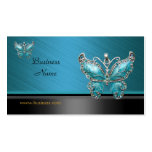 Azul elegante del trullo de la mariposa de la tarj