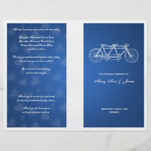 Azul en tándem de la bici del programa simple del  tarjetas informativas