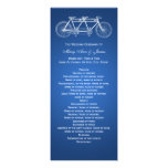 Azul en tándem de la bici del programa simple del  comunicados personalizados