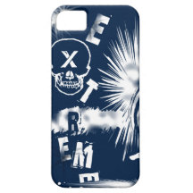 Azul extremo iPhone 5 cárcasa