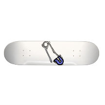 azul gráfico del perno del bebé patines 
