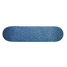 Azul grande patín personalizado