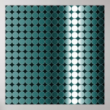 Azul gris monocromático de los lunares de la pendi poster
