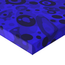 Azul maravilloso lona envuelta para galerías