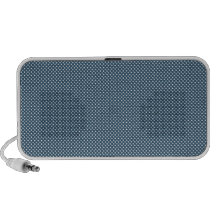 Azul marino con los puntos blancos simples altavoz de viaje